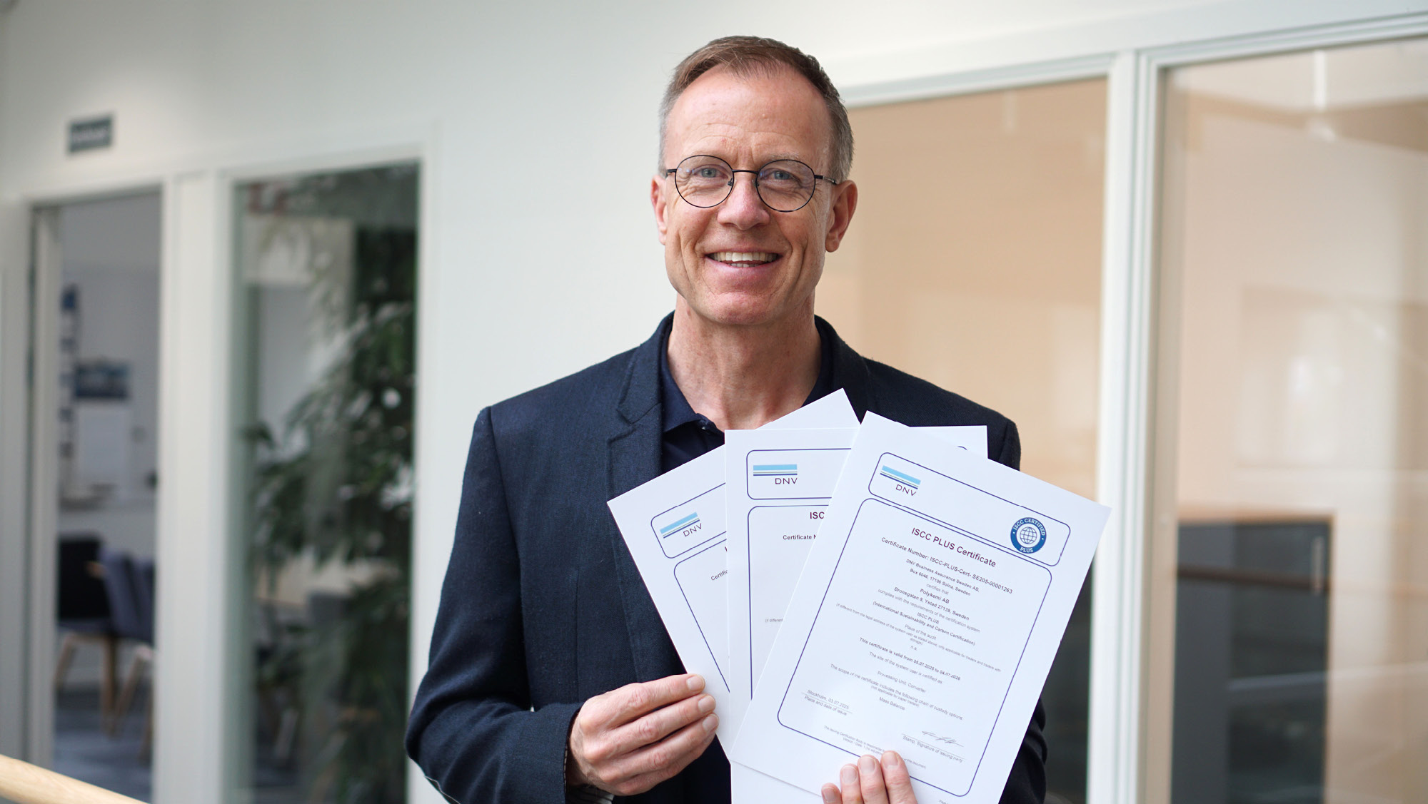 Polykemi, Rondo Plast och Scanfill får ISCC PLUS-certifiering för återvunnen plast